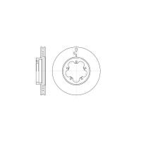 Гальмівний диск REMSA 61021.10