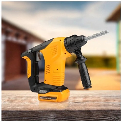 Ігровий набір Otamanko дриль на батарейках із 4 насадками жовта (T016A)