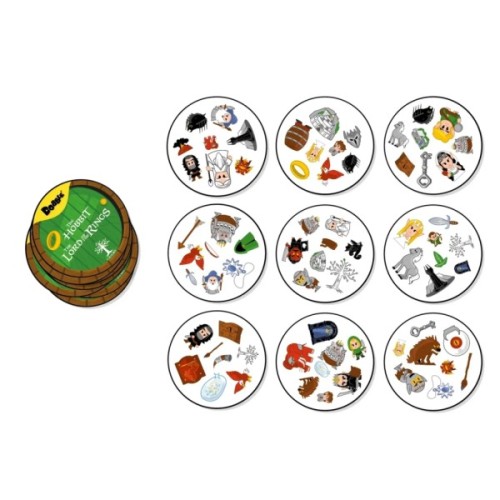 Настільна гра Geekach Games Доббль Володар Перснів і Гобіт (Dobble: The Lord of the Rings & Hobbit) (укр.) (GKCH0266)