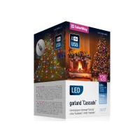 Гірлянда ColorWay Каскад LED 126 9 x 1.5 м 8 функцій різнокольорова USB (CW-G-126L91CUMC)