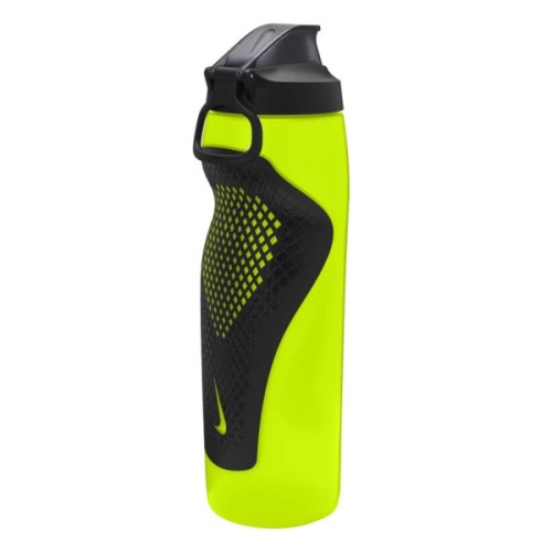 Пляшка для води Nike Refuel Bottle Locking Lid 32 OZ лимонний, чорний 946 мл N.100.7670.705.32 (887791745163)