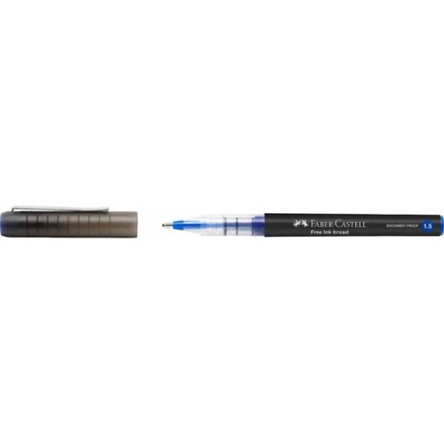 Ролер Faber-Castell Free Ink rollerball, колір чорнила синій, 1,5 мм, одноразовий (31432)