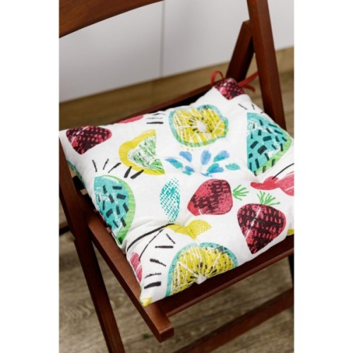 Подушка на стілець Прованс Red cherries 40х40 (032974)