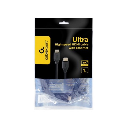 Кабель мультимедійний HDMI M to HDMI M 1.0m V2.1 Cablexpert (CC-HDMI8K-1M)