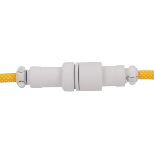 Дата кабель USB-C + USB A to USB-C 1.36m Coiled Aviator yellow Keychron (CAB16_KEYCHRON)