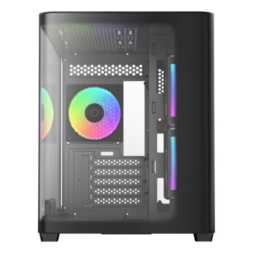 Корпус для ПК OCYPUS IOTA C50 BK CURVE ARGB DIGITAL (OTA-C50-BKD300CD-GL)