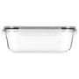 Харчовий контейнер Ardesto Gemini прямокутний, 2.26л, боросилікатне скло, прозорий (AR1222RCB)
