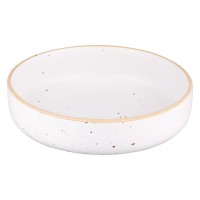 Тарілка Ardesto Midori, 680мл, 18.5см, кераміка, білий (AR0118MW)