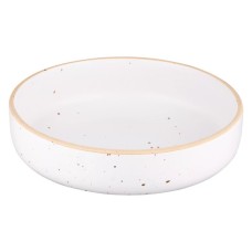 Тарілка Ardesto Midori, 680мл, 18.5см, кераміка, білий (AR0118MW)