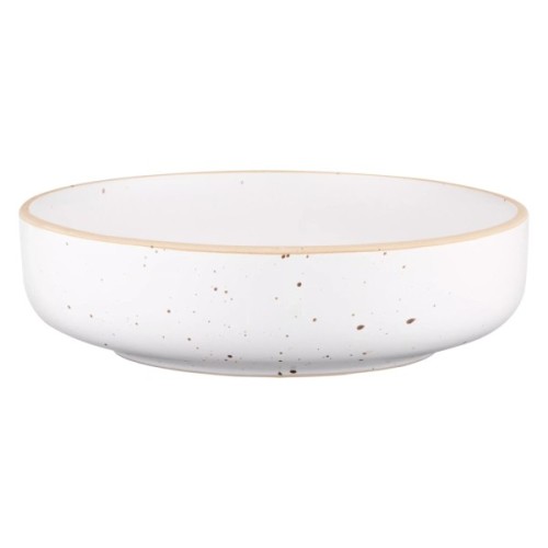 Тарілка Ardesto Midori, 680мл, 18.5см, кераміка, білий (AR0118MW)