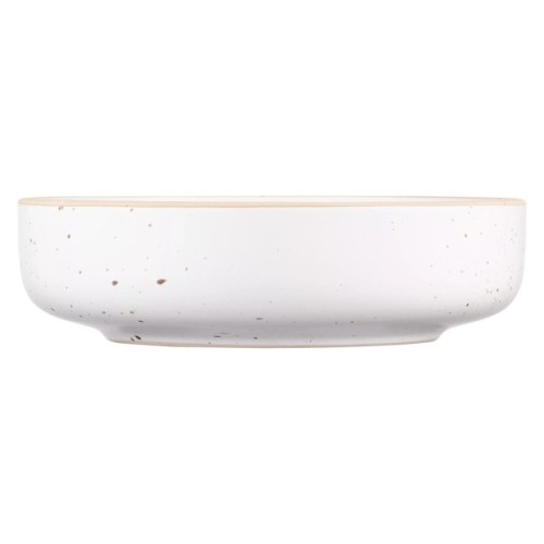 Тарілка Ardesto Midori, 680мл, 18.5см, кераміка, білий (AR0118MW)