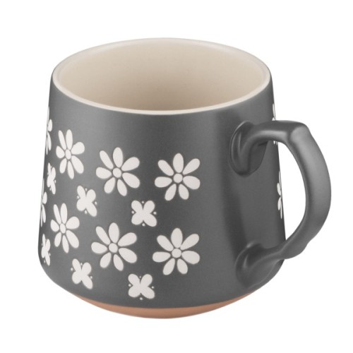 Чашка Ardesto Ilda, 500мл, кераміка, сірий (AR3039)