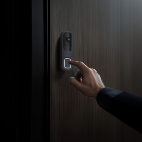 Панель виклику Ajax Doorbell black