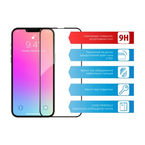 Скло захисне ACCLAB Full Glue Apple iPhone 13 Pro Max (1283126515422)