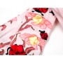 Колготки дитячі BNM з квітами (M0C0303-0409-0G-pink)
