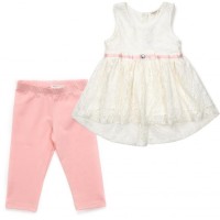 Плаття дитяче Breeze туніка мереживна (12952-86G-cream)