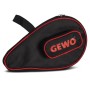 Чохол для ракетки Gewo Round Cover Wave з відділенням для м'ячів Black/Red (109679130) (931256)