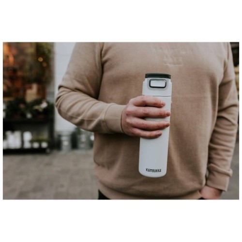 Термокружка Kambukka Elton Insulated 600 мл сіро-білий (11-03035)