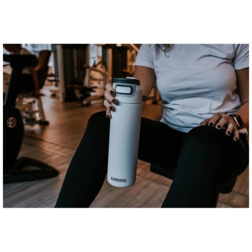 Термокружка Kambukka Elton Insulated 600 мл сіро-білий (11-03035)