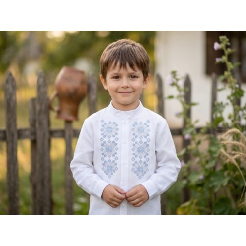 Сорочка дитяча Brilliant з вишивкою Оберіг (24113-122B-white)