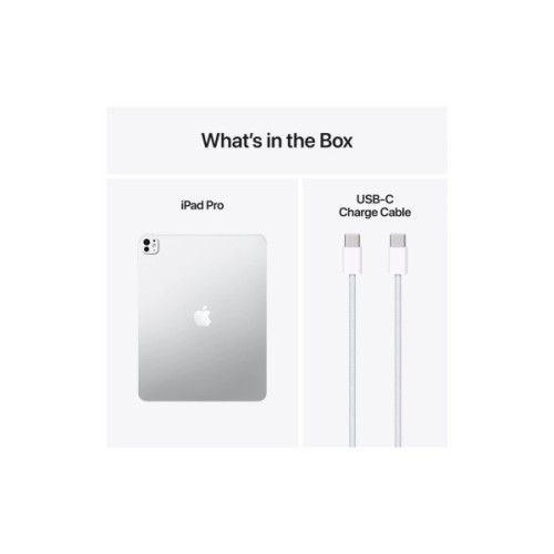 Планшет Apple iPad Pro 13" M5 Wi‑Fi + Cellular 256GB with standard glass - Silver (ME7X4TY/A)