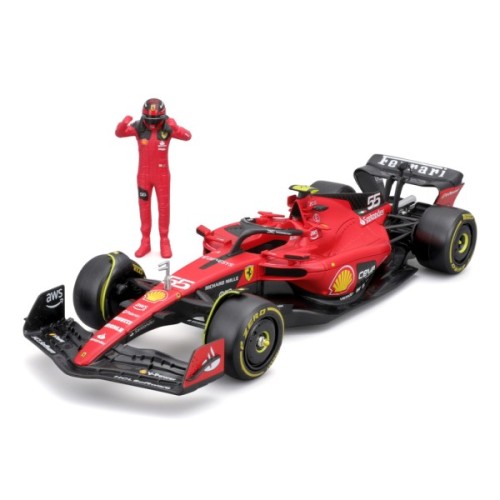Масштабна модель автомобіля Bburago Автомодель з фігуркою - Ferrari SF-23, 1:24 (18-26809)