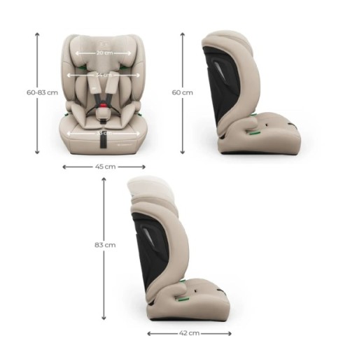 Автокрісло Kinderkraft Comfort Up 2 Plus i-Size Beige (KCCOUP02BEGPL00) (5902533931460)