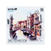 Папір для малювання Kite Скетчбук для робіт олівцями Creative, 21 х 21 см, 30 аркушів (K-1279)