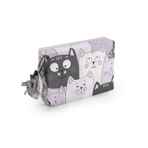 Постільна білизна Руно Grey Cat бязь набивна полуторний (1.114Б_Grey Cat)
