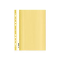 Папка-швидкозшивач Economix А4 з перфорацією, фактура "глянець", пастельна жовта (E31510-85)