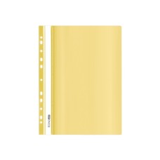 Папка-швидкозшивач Economix А4 з перфорацією, фактура "глянець", пастельна жовта (E31510-85)