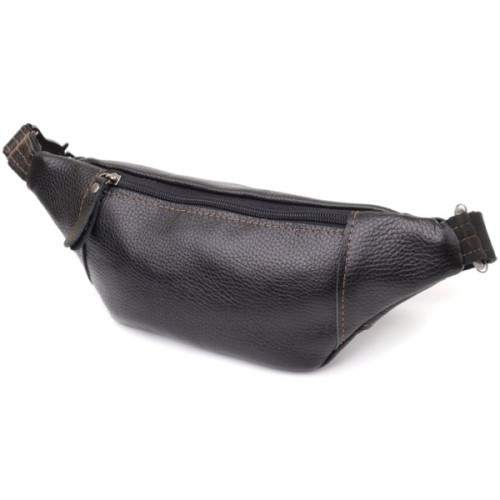 Сумка Shvigel З натуральної шкіри Чорна (23127)