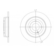 Гальмівний диск REMSA 61570.00