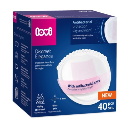 Вкладиш для бюстгальтера Lovi Discreet Elegance 40 шт. білі (19/602new)