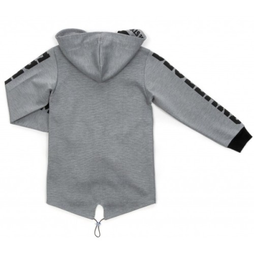 Куртка дитяча Blueland вітровка з капюшоном (10760-146B-gray)