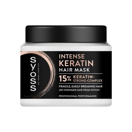Маска для волосся Syoss Intense Keratin Hair Mask 400 мл (9000101743234)