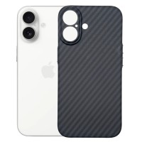 Чохол до мобільного телефона BeCover FIBRA Carbonite MagSafe Apple iPhone 17 Black (715406)