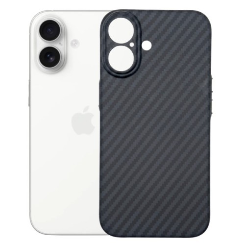 Чохол до мобільного телефона BeCover FIBRA Carbonite MagSafe Apple iPhone 17 Black (715406)