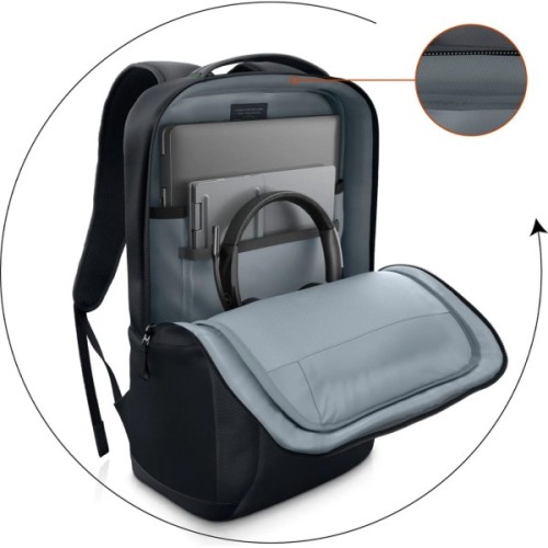 Рюкзак для ноутбука Dell 15" EcoLoop Pro Slim Backpack, Black, CP5724S (460-BDQP)