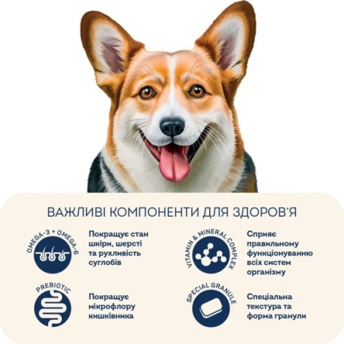Сухий корм для собак Home Food ADULT MEDIUM Healthy skin and shiny coat з індичкою та лососем 1.6 кг (4820235020385)