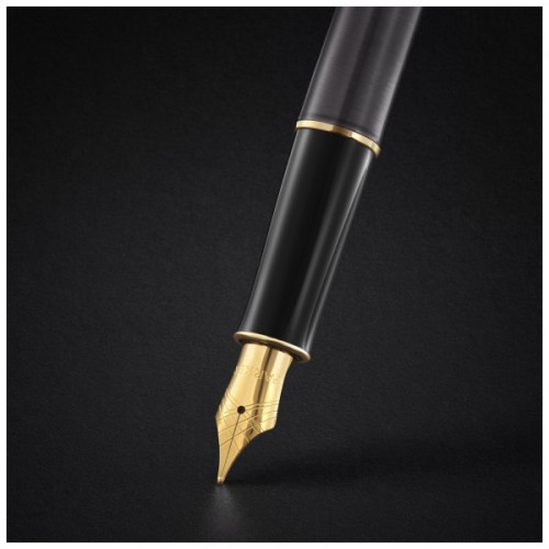 Ручка пір'яна Parker SONNET 17 Grey Lacquer GT  FP F (86 415)