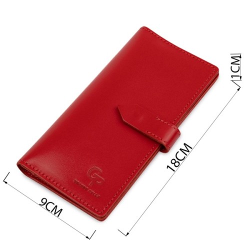 Гаманець Grande Pelle Червоний (11516)