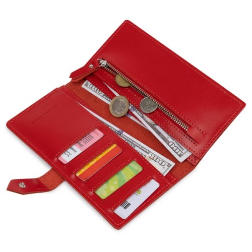 Гаманець Grande Pelle Червоний (11516)