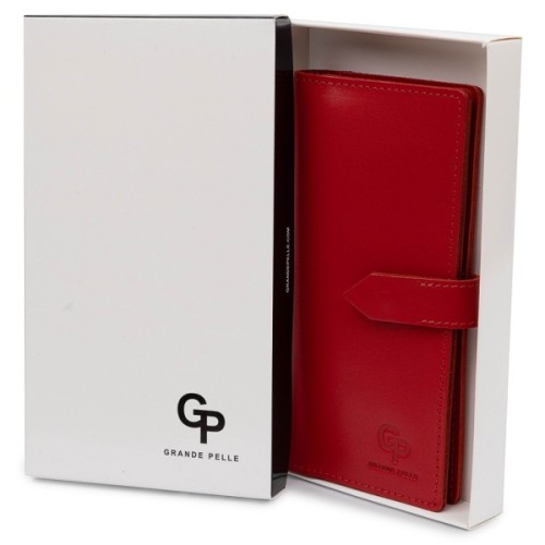 Гаманець Grande Pelle Червоний (11516)