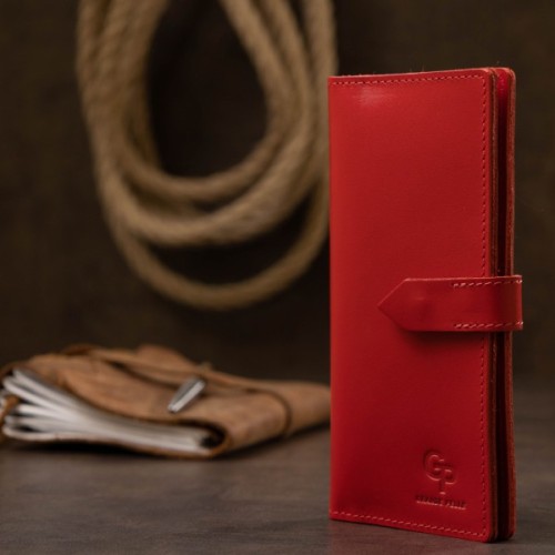 Гаманець Grande Pelle Червоний (11516)