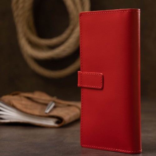 Гаманець Grande Pelle Червоний (11516)