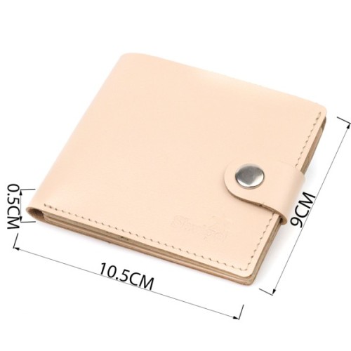 Гаманець Shvigel Шкіряний Молочний (16623)