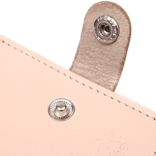 Гаманець Shvigel Шкіряний Молочний (16623)