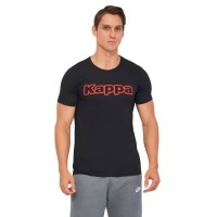 Футболка Kappa T-shirt Mezza Manica Girocollo K1335 Nero con stampa logo pet чорний M (8032606509689)