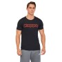 Футболка Kappa T-shirt Mezza Manica Girocollo K1335 Nero con stampa logo pet чорний M (8032606509689)
